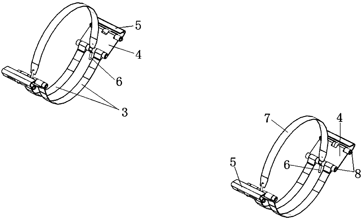 Automobile water storage tank suspension hanging bracket and water storage tank installation structure