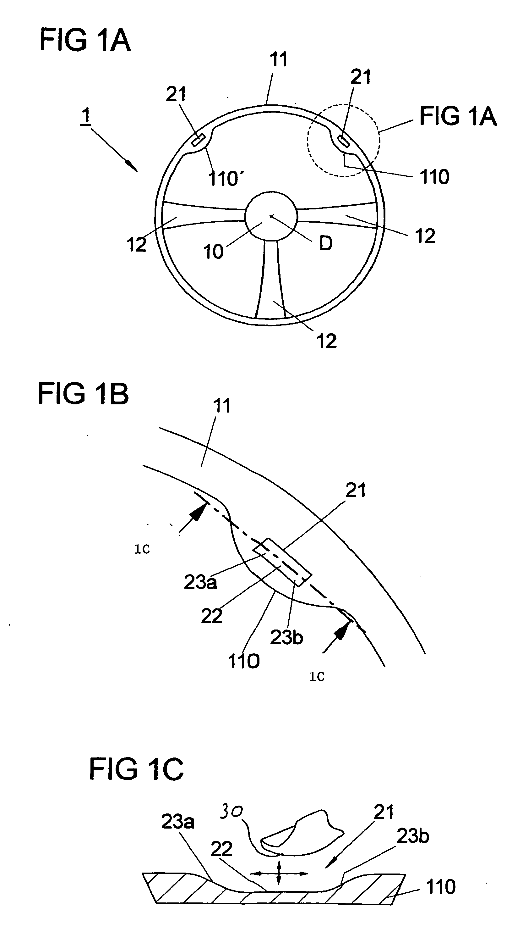 Steering wheel for a motor vehicle