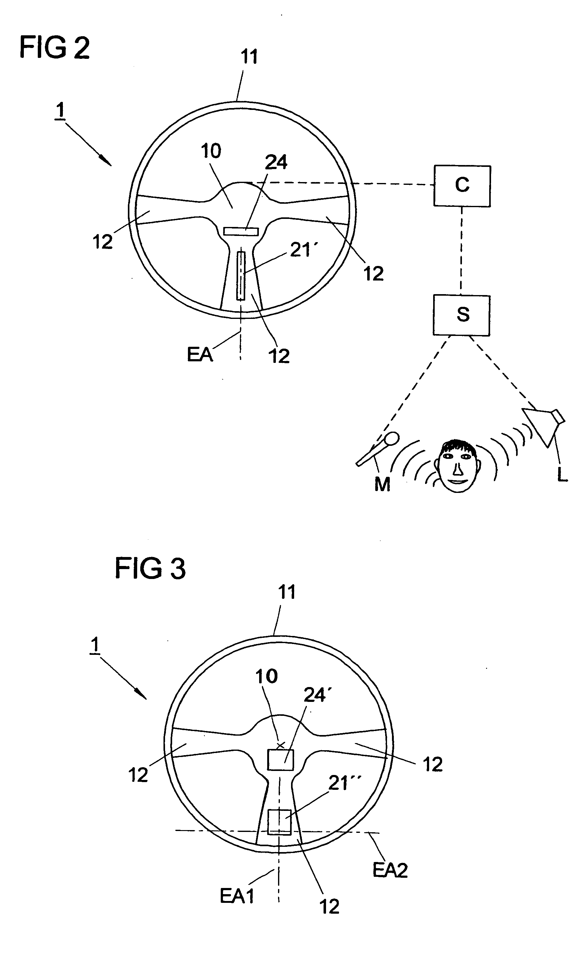 Steering wheel for a motor vehicle