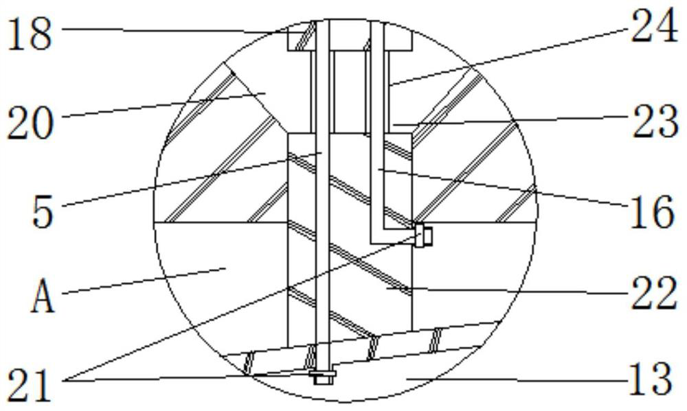 Steel plate bin discharging device