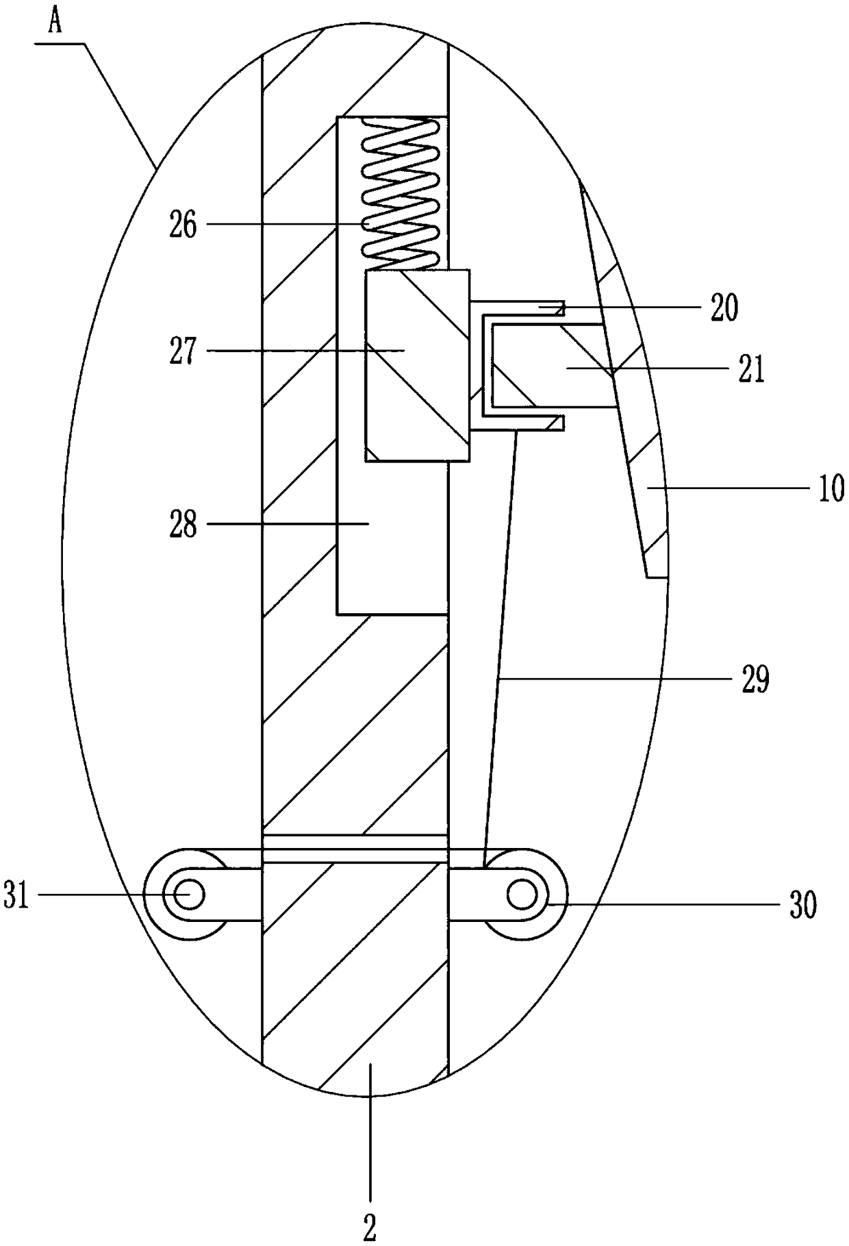 Leftover pretreatment device for leftover crusher