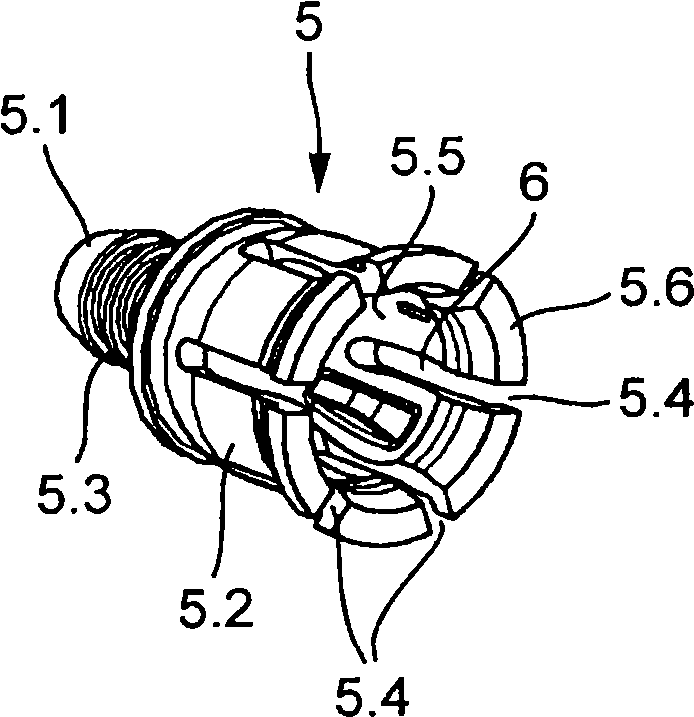 Piston rod connecting device