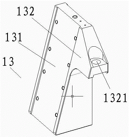 Slanting wedge knife holder