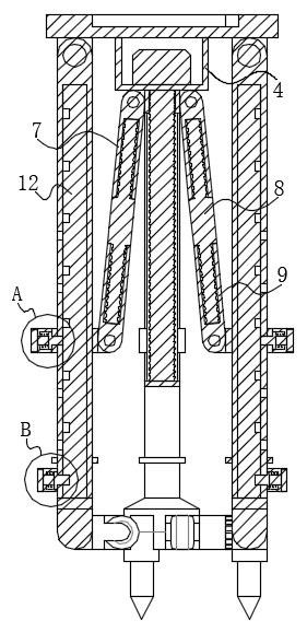 Portable multipurpose measuring device for building construction and measuring method