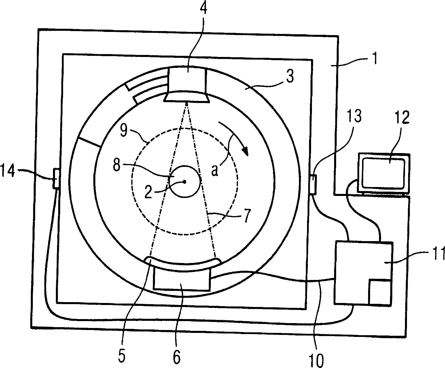 Imaging fault contrast device