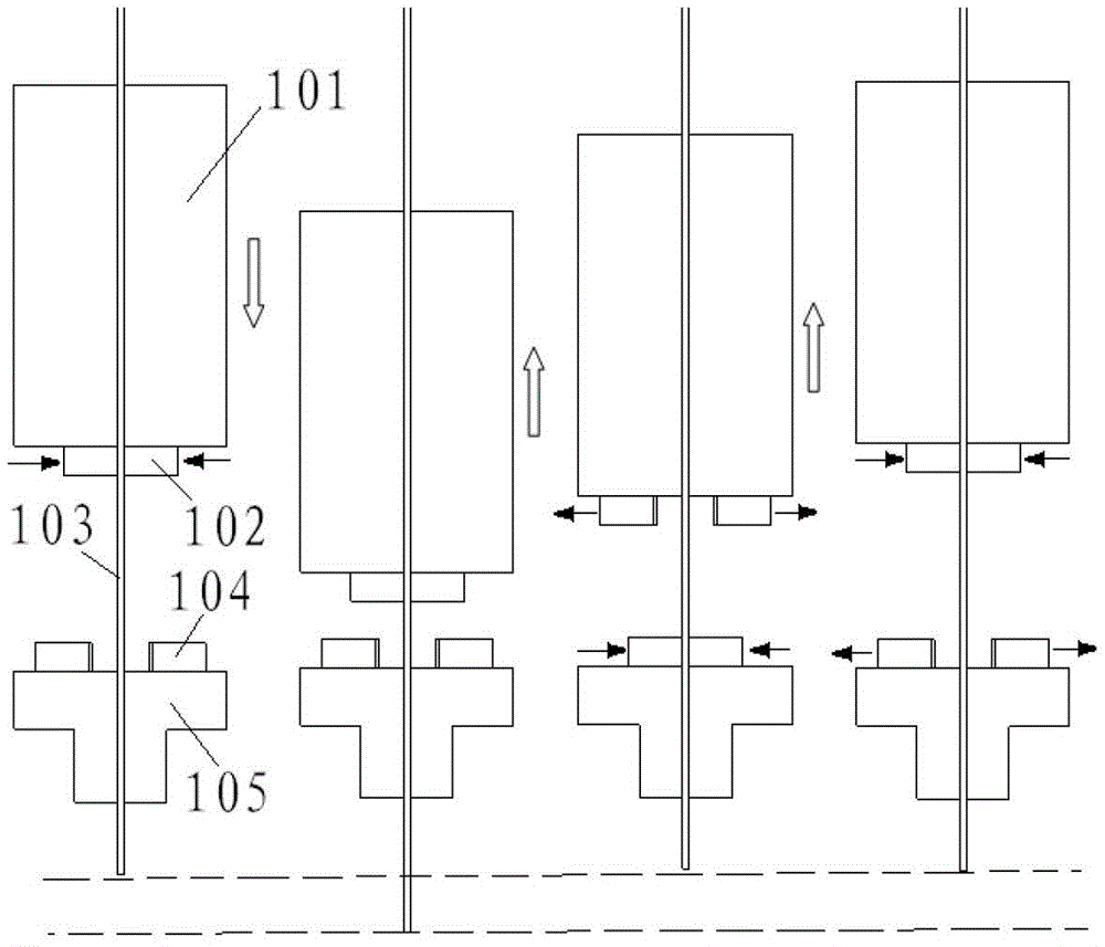 Self-clamping dynamic sealing device capable of feeding electrode wires in wriggled mode