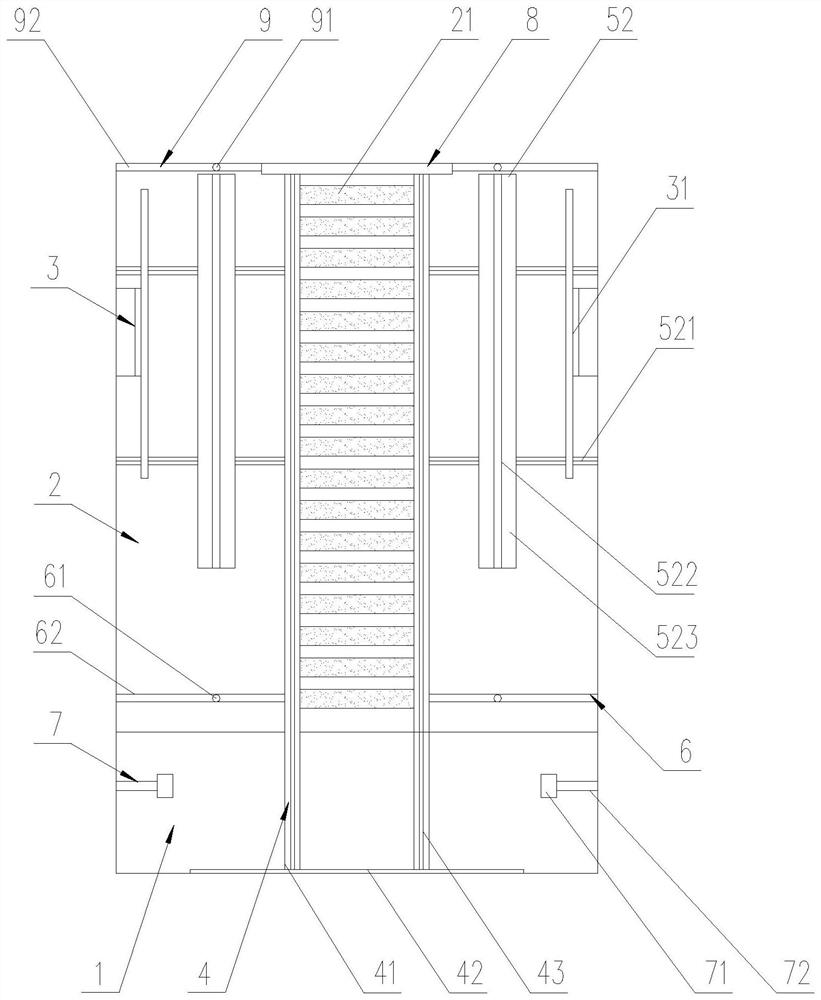 An adjustable two-way intelligent creasing machine