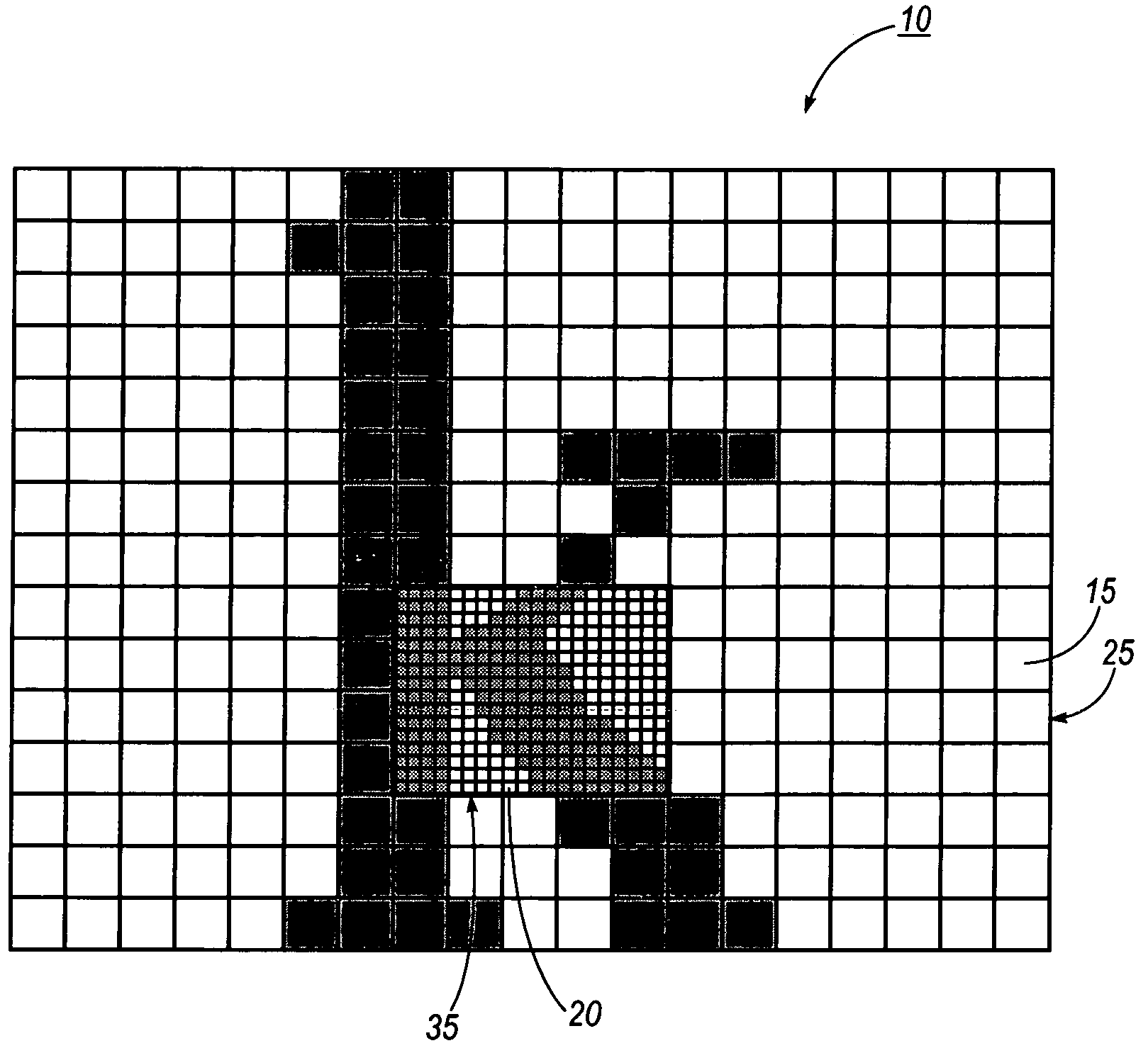 System utilizing mixed resolution displays