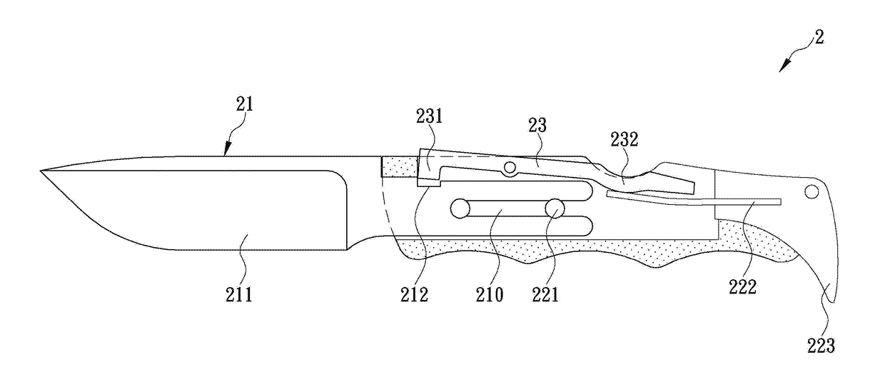 Lockback tool with replaceable workpiece