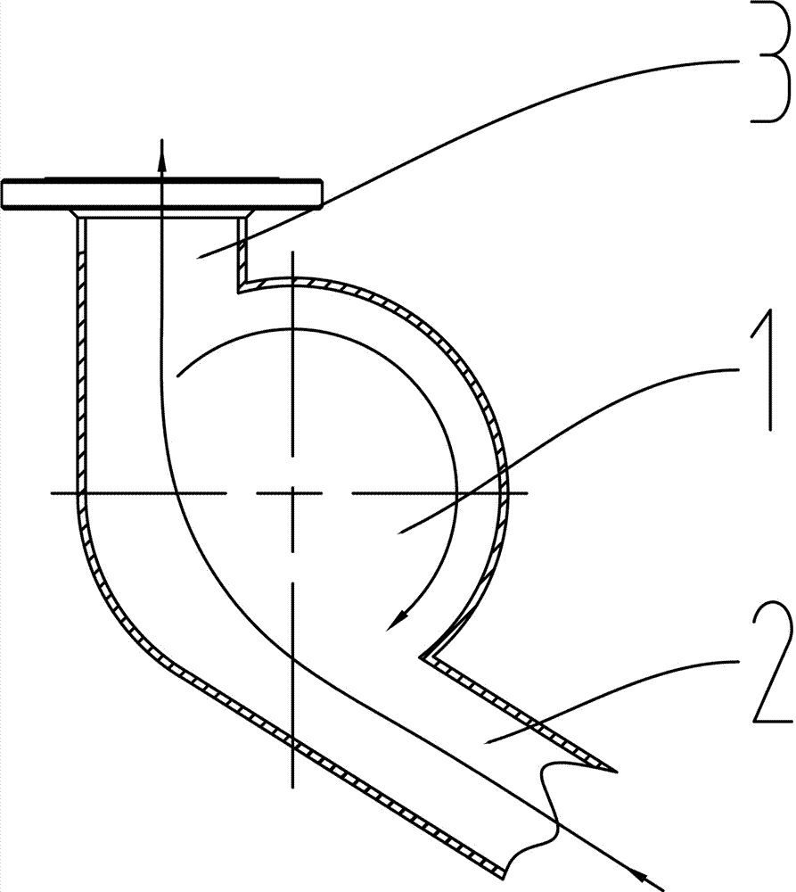 Suction pipe applicable to fracturing pump