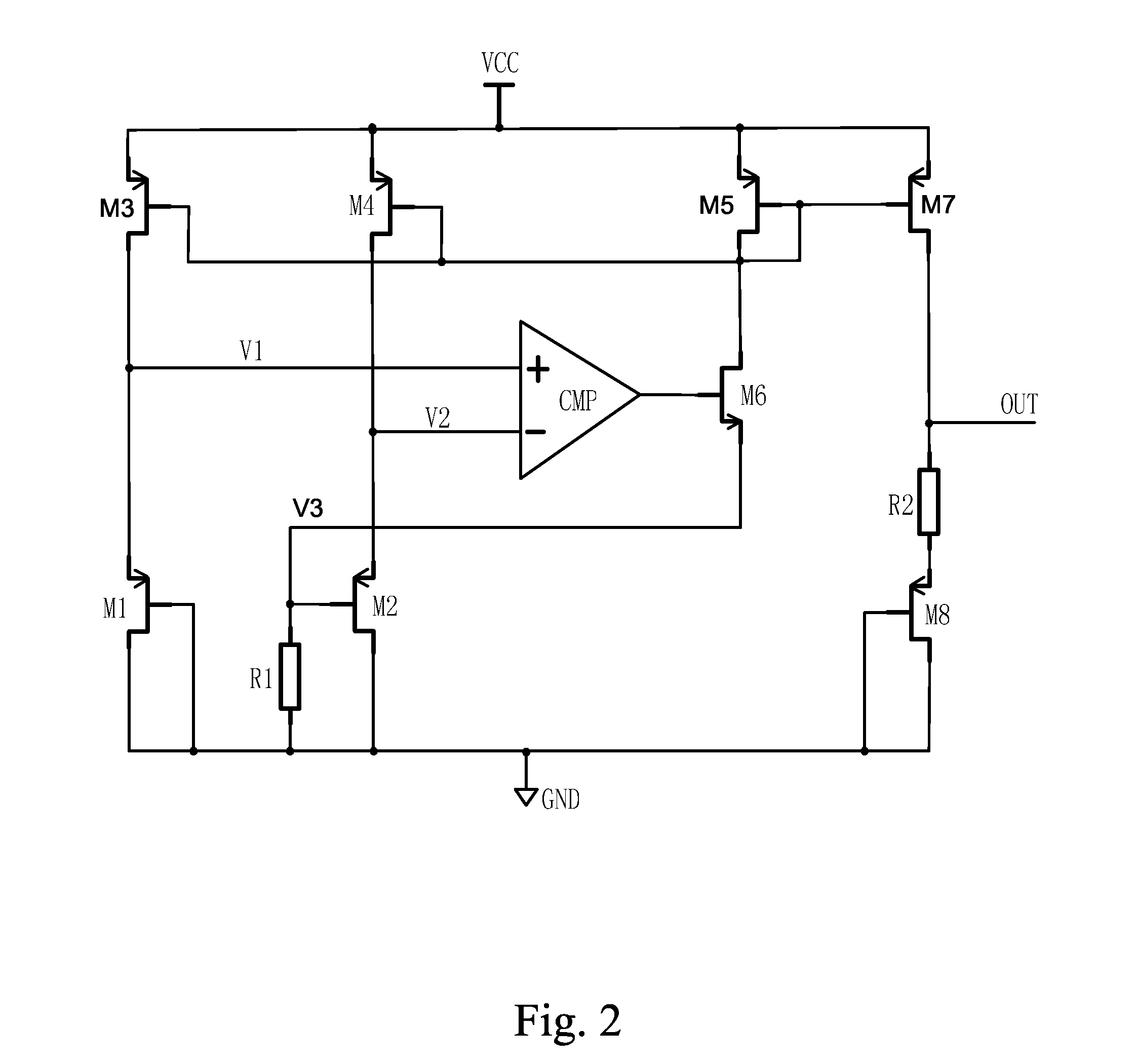 Circuit for outputting reference voltage
