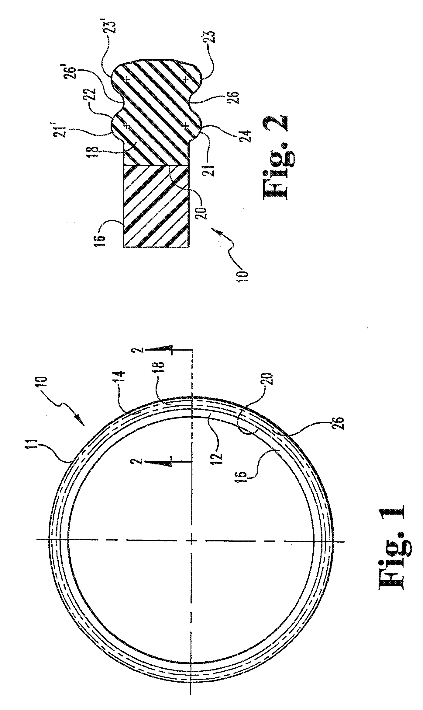 Composite fuel permeation barrier seal