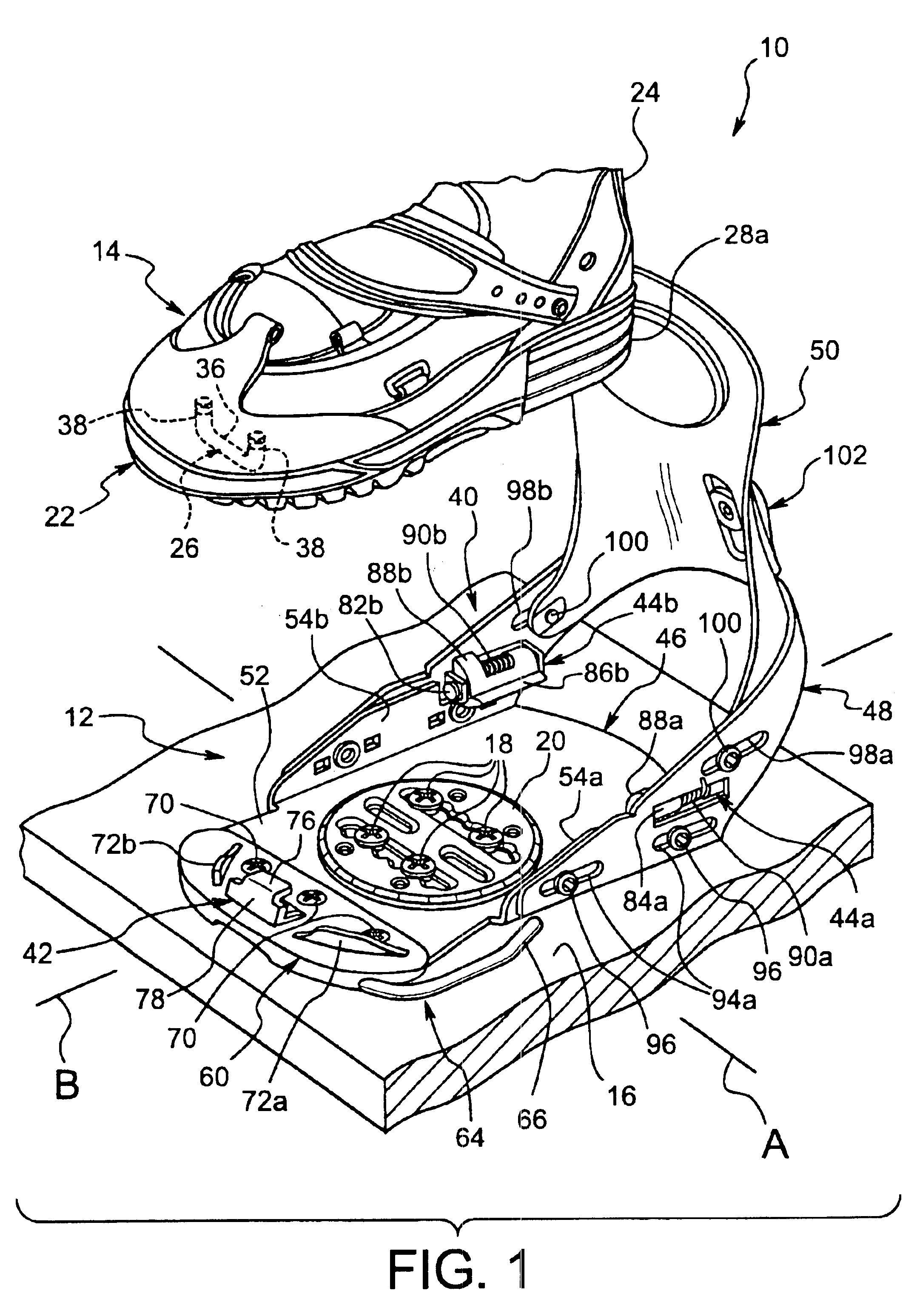 Snowboard binding system