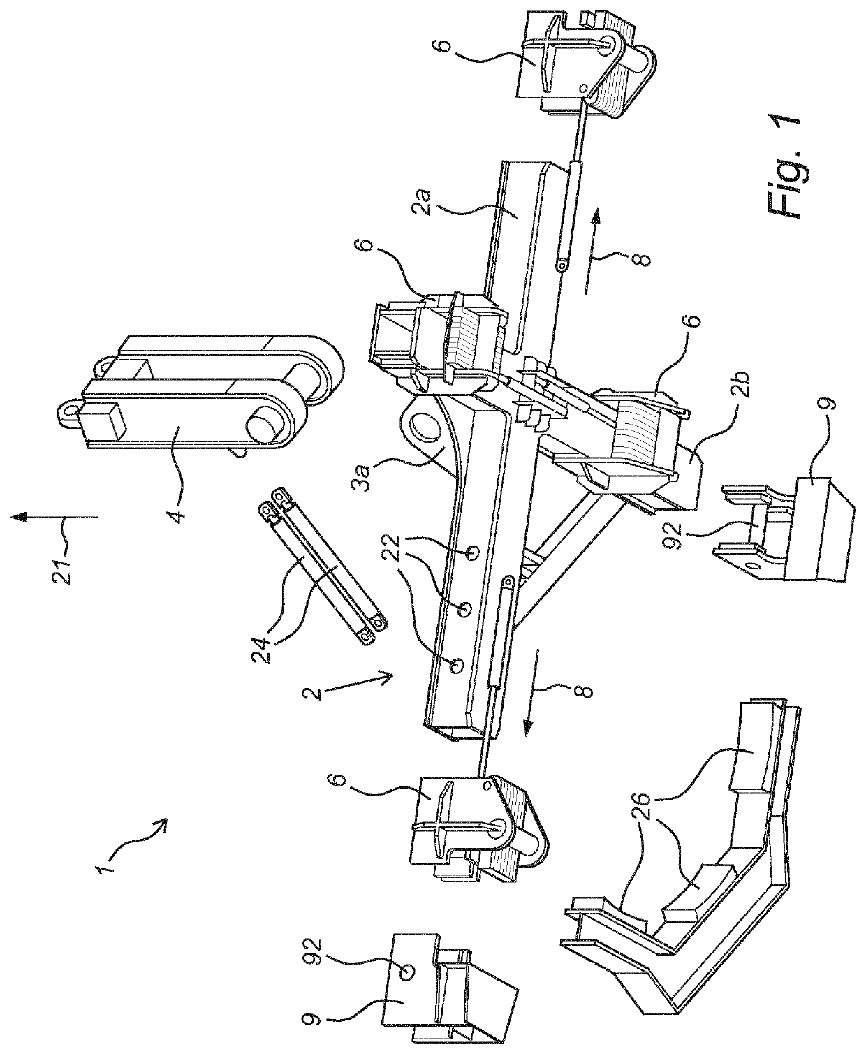 Device and Method for Upending a Tubular Element with a Longitudinal Direction at an Outer End