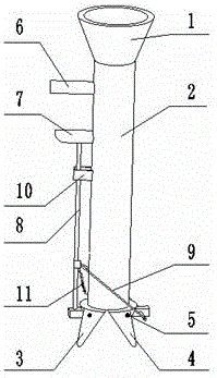 Fertilizer application device applied to film-covering planting