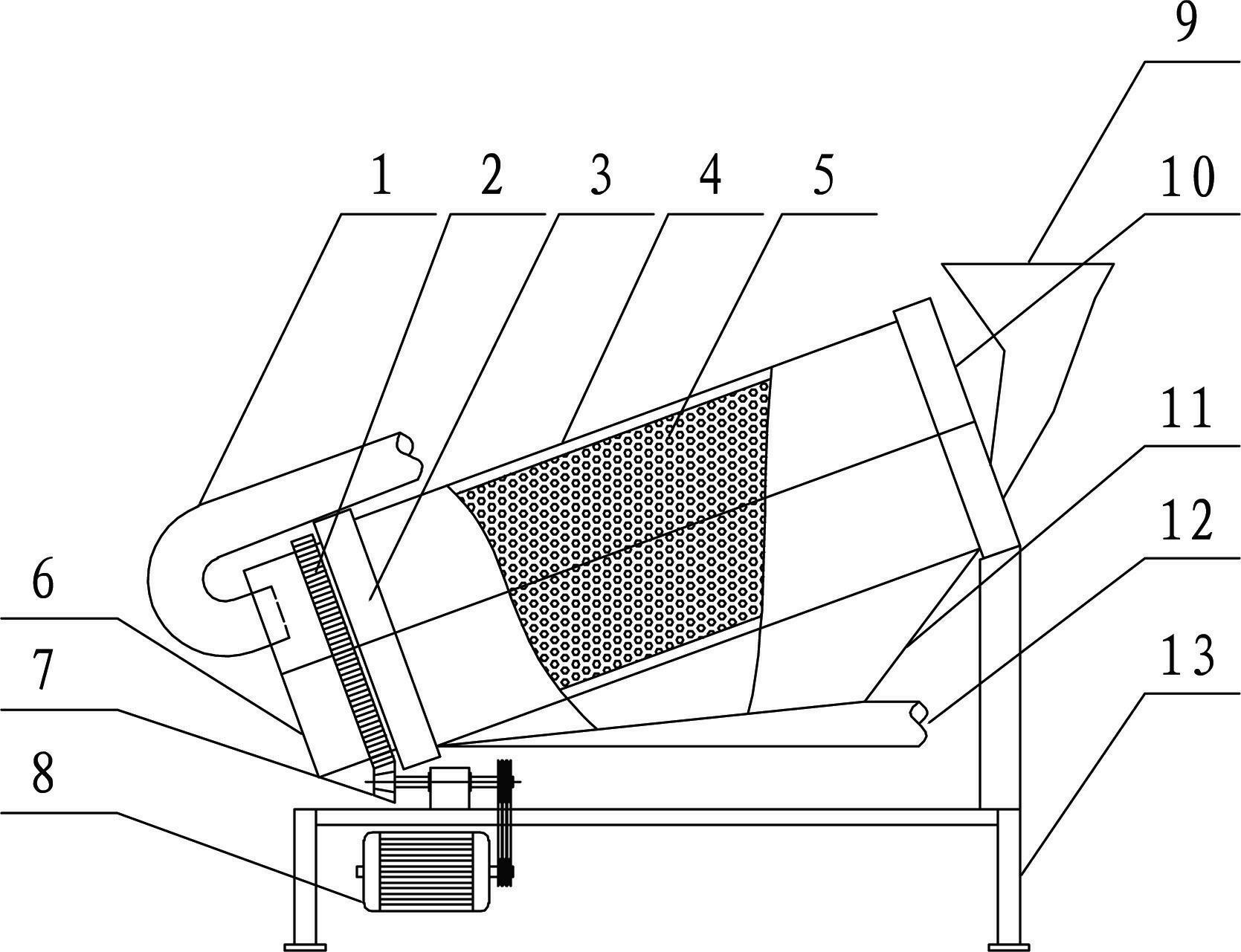 Garlic peeling machine