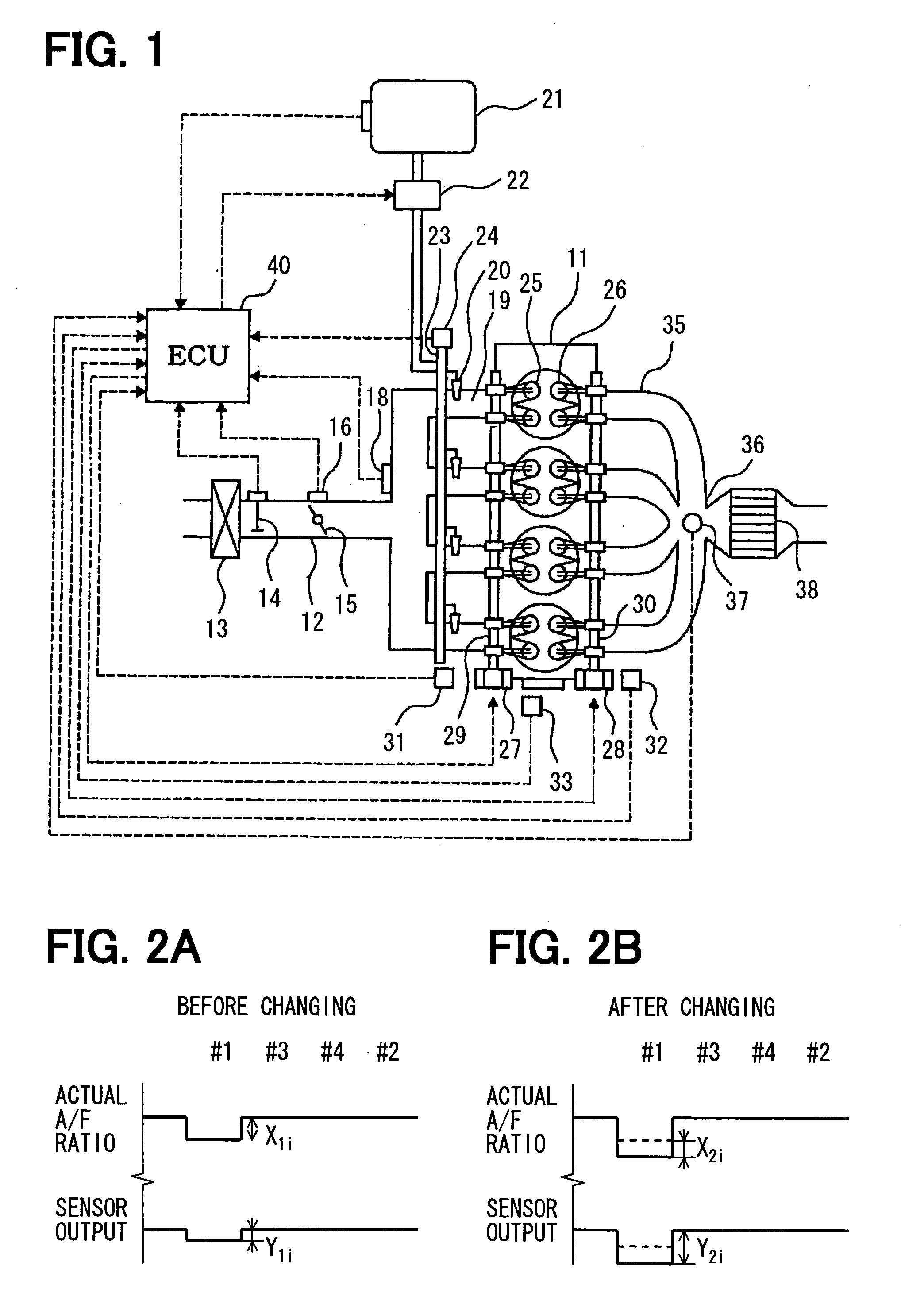 Air-fuel ratio detection apparatus of internal combustion engine