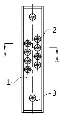 High-pressure casting tapping end plate of dry-type transformer