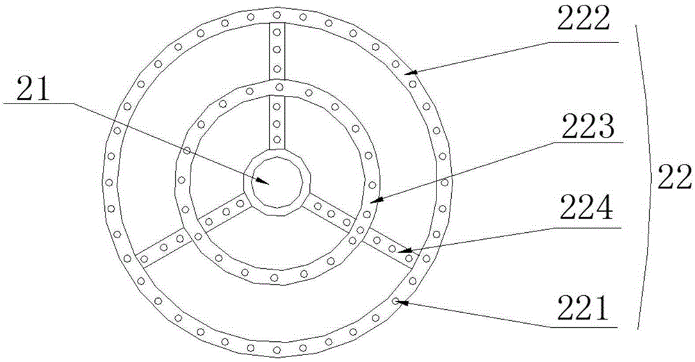 Tap water plant water treatment equipment with water getting and filtering device