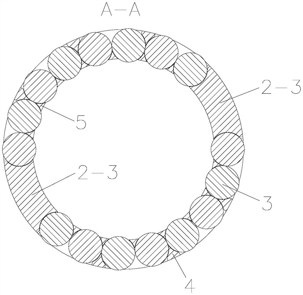 Elastic self-locking full roller bearing and robot reduction gear thereof