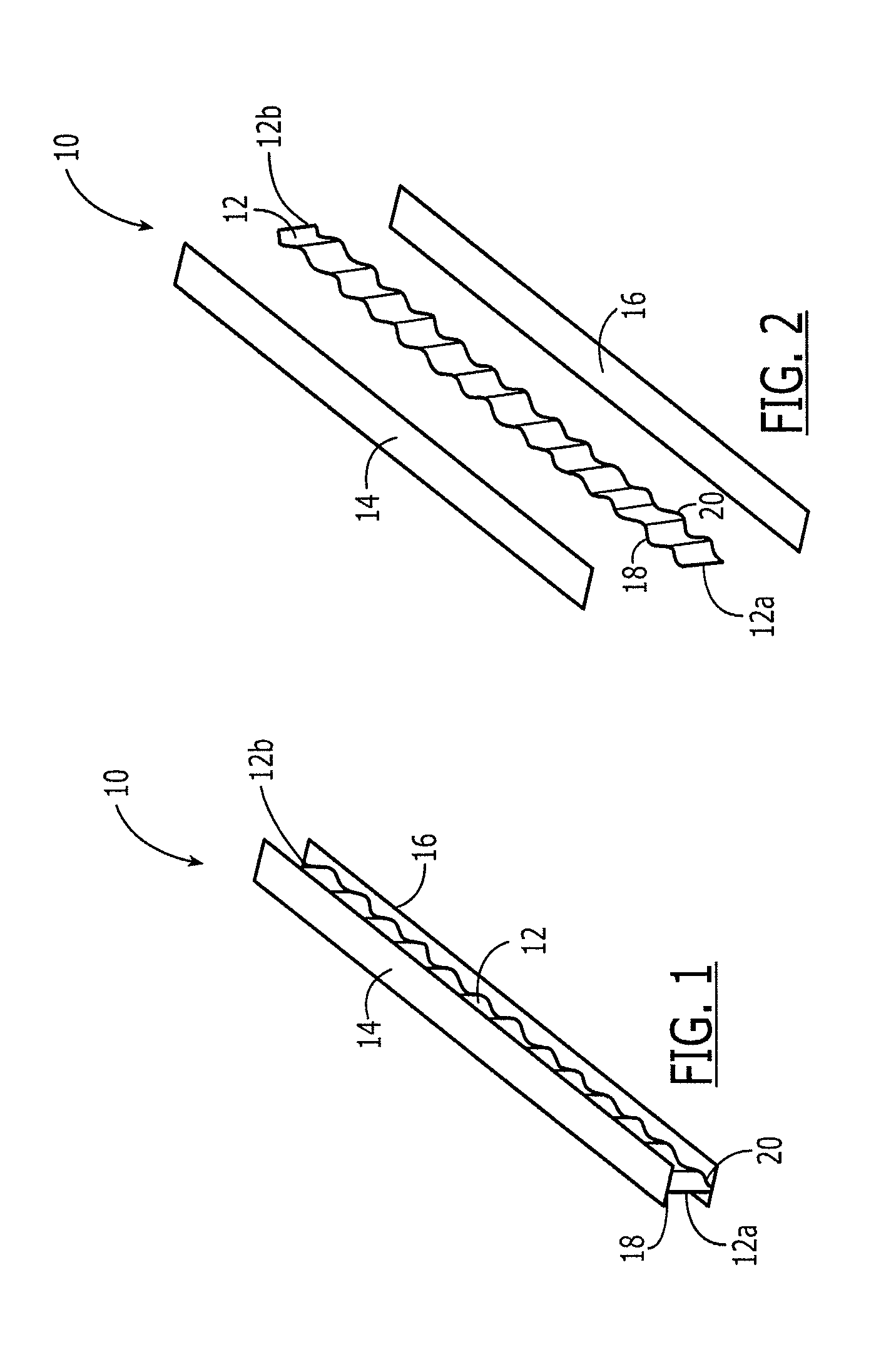 Apparatus and method for forming corrugated members