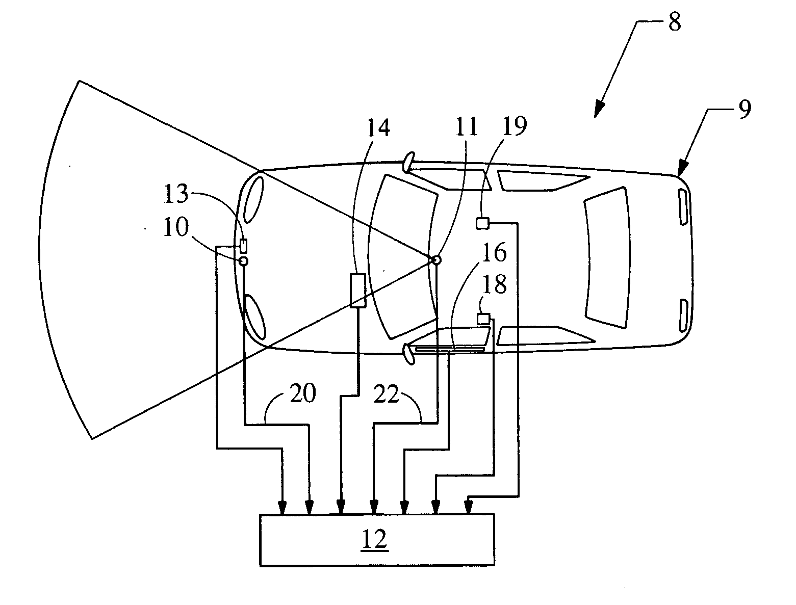 System for sensing impending collision and adjusting deployment of safety device