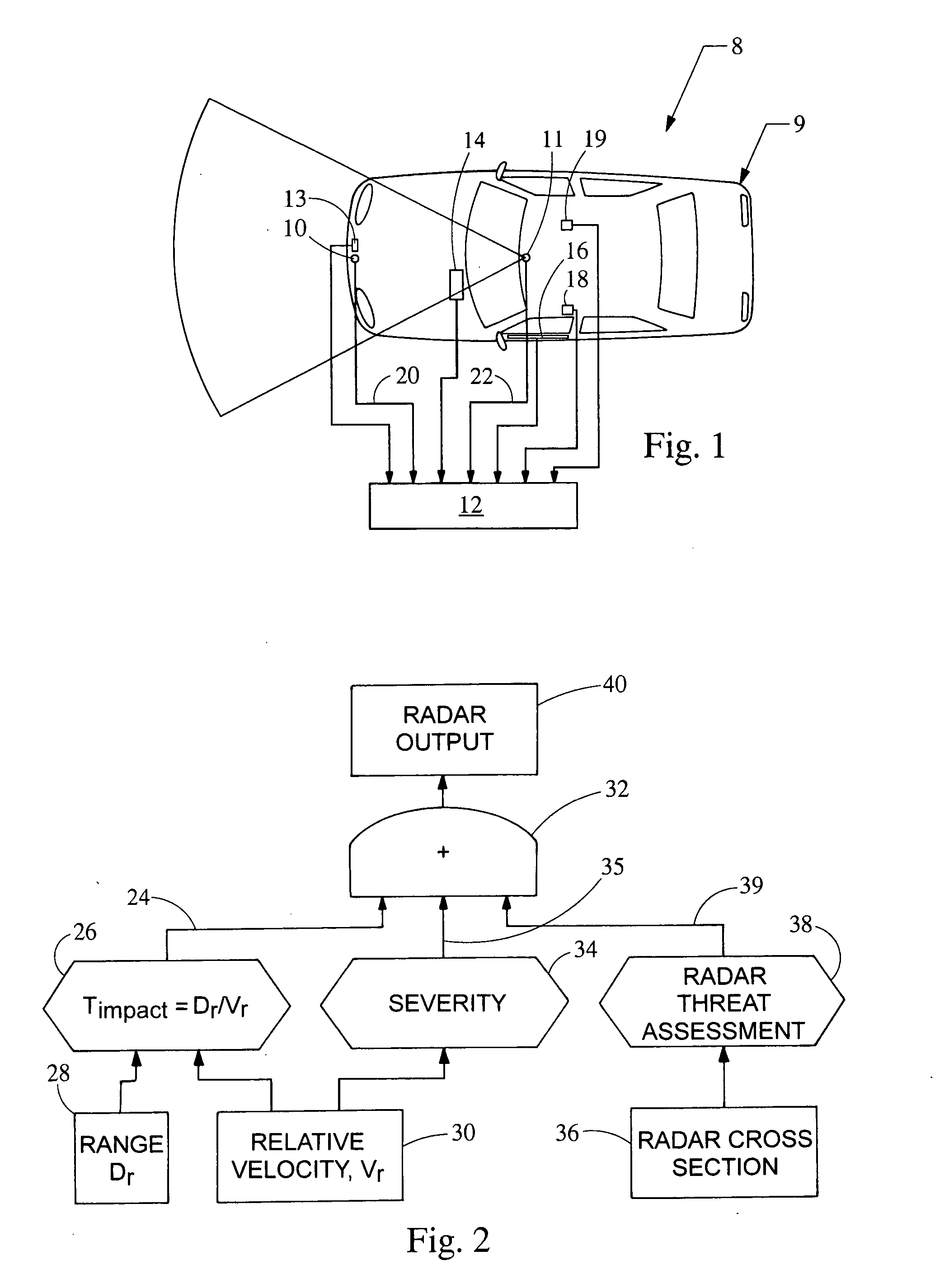 System for sensing impending collision and adjusting deployment of safety device