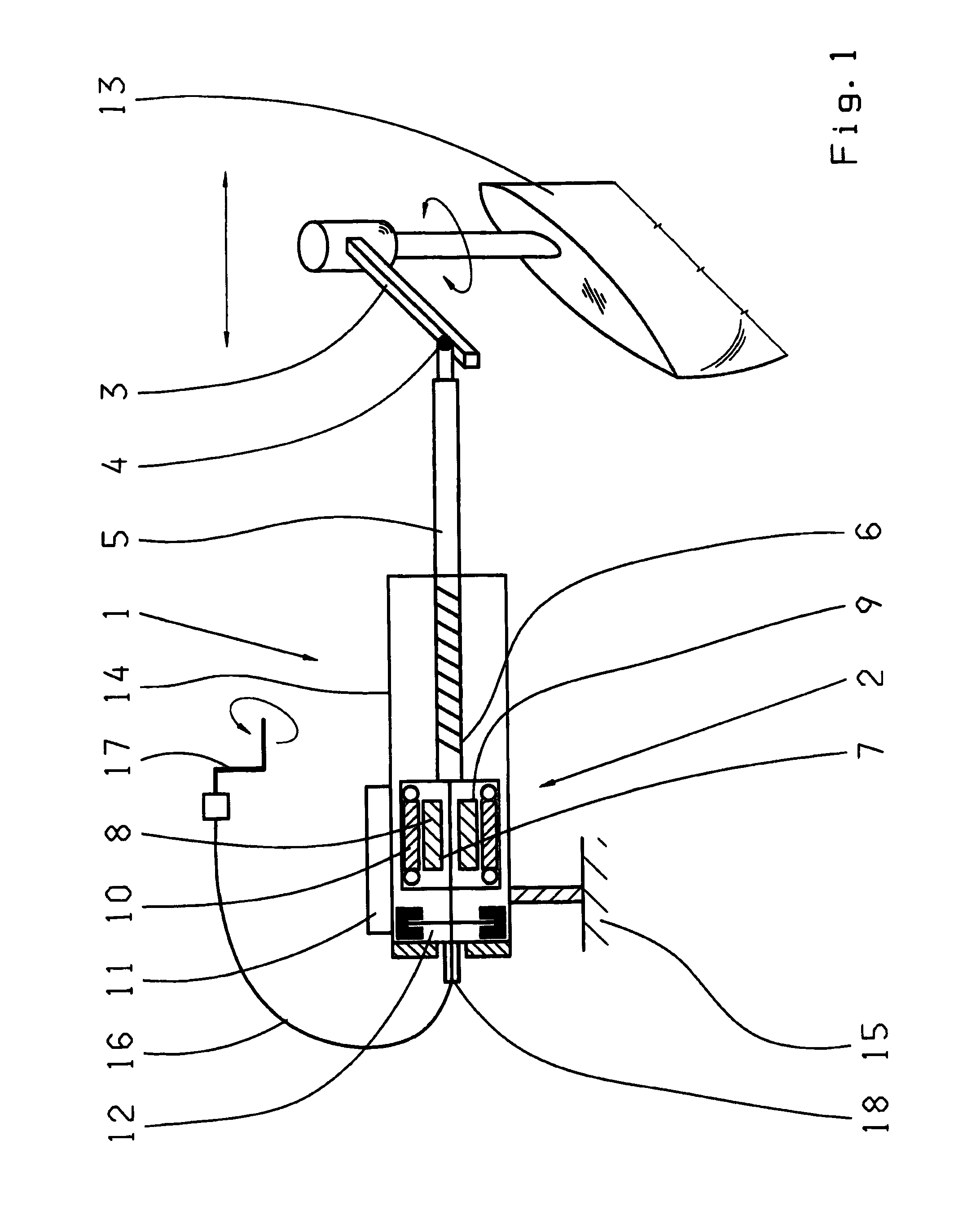 Steering actuator for a steer-by-wire ship's control system and method for operating said steering actuator