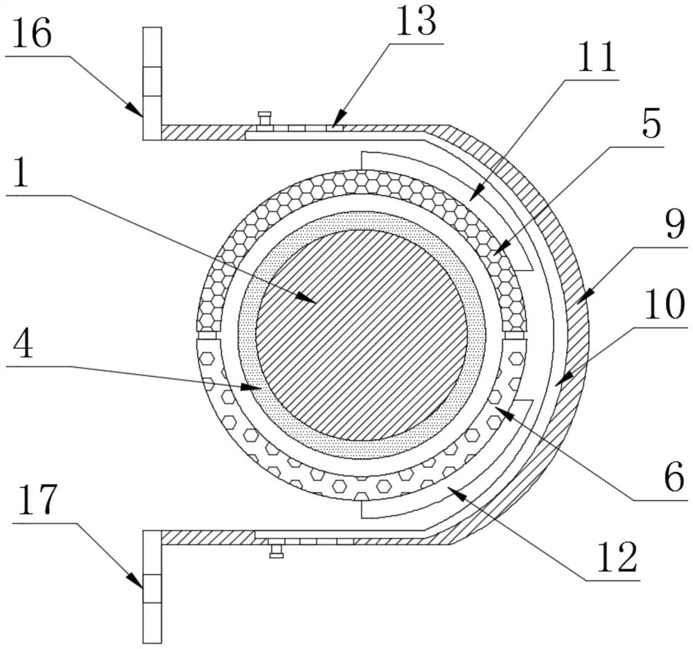 A vulcanized structure of the stabilizer bar bushing without affecting the stiffness of the suspension