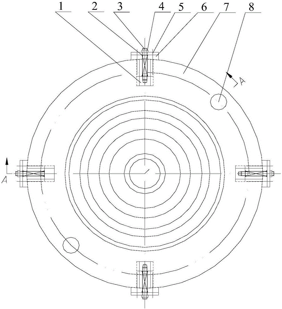 Repeated plate ring wave drawing intense deformation die and technology