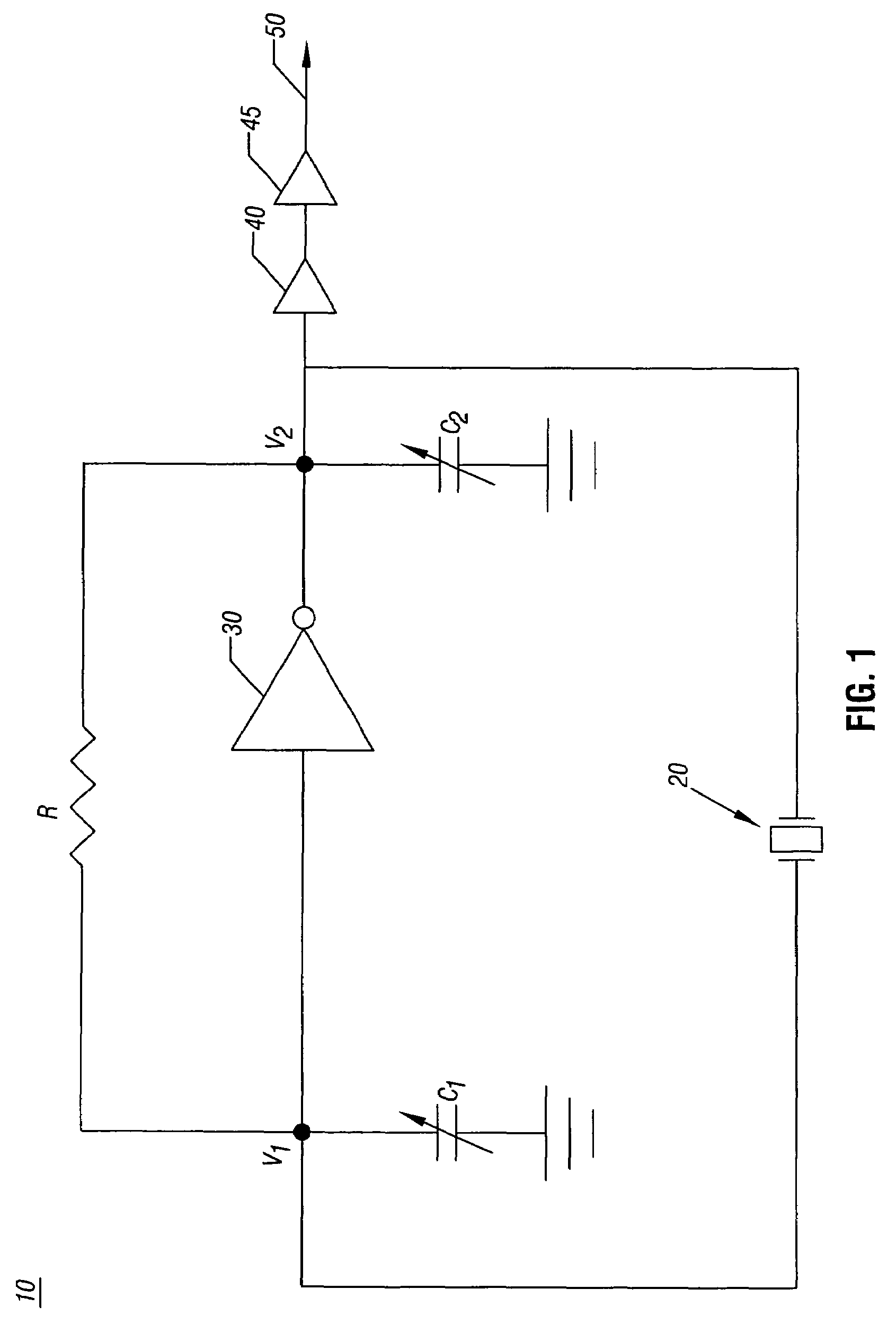 Clock circuit with programmable load capacitors