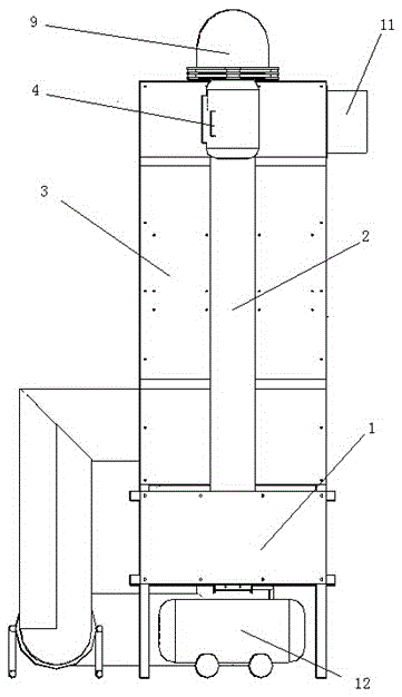 Fully-automatic grain drying machine