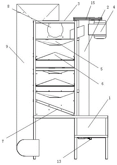 Fully-automatic grain drying machine