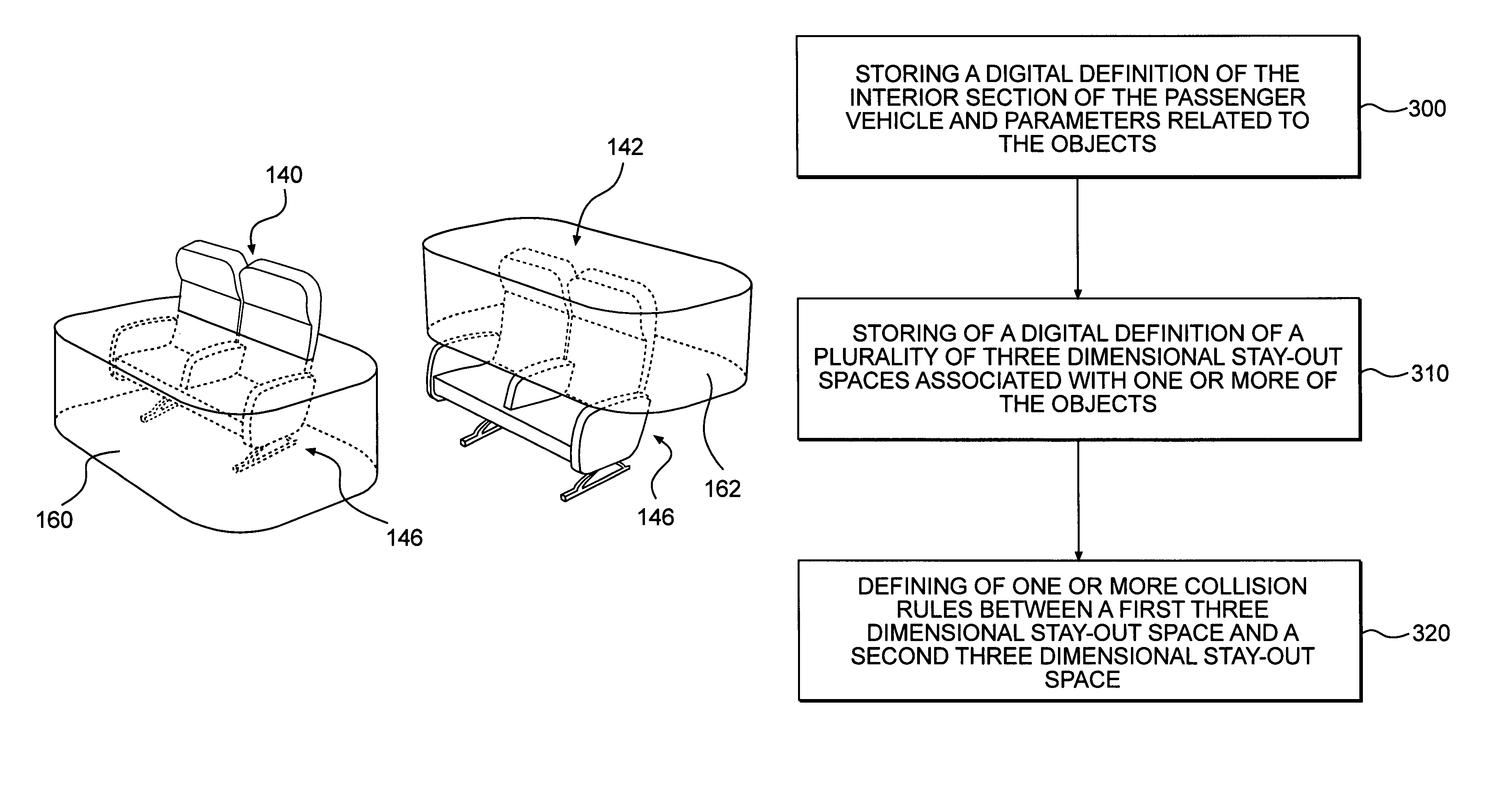 Transforming airplane configuration requirements into intelligent spatial geometry