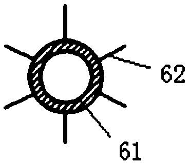 Device and method for thermal corona discharge and pyrolysis combined treatment of spraying exhaust gas