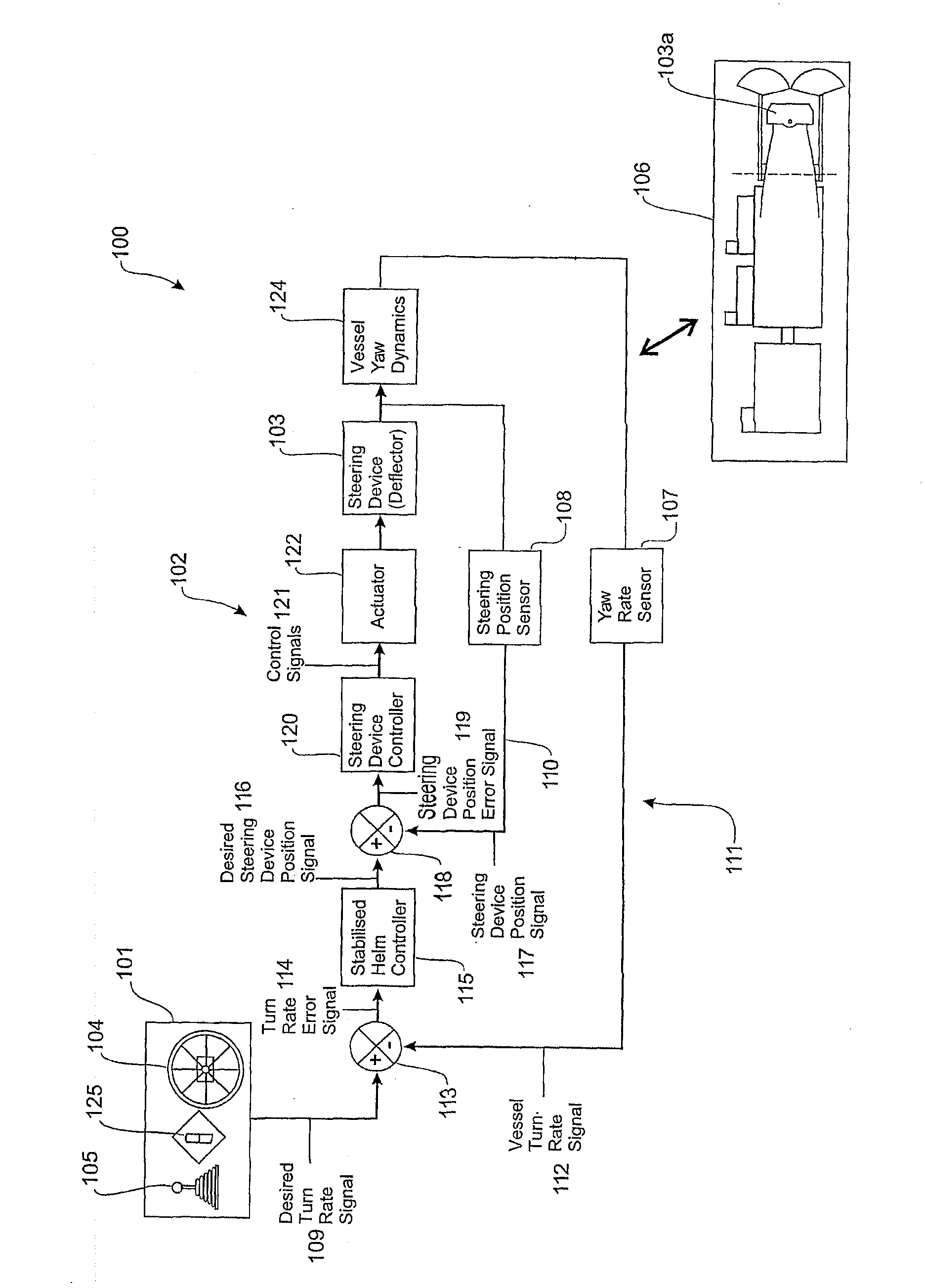 Steering System for a Marine Vessel