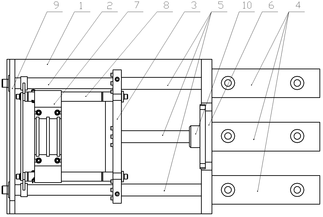 Pipe drawing and crimping integrated machine for pipeline connection and use method of pipe drawing and crimping integrated machine