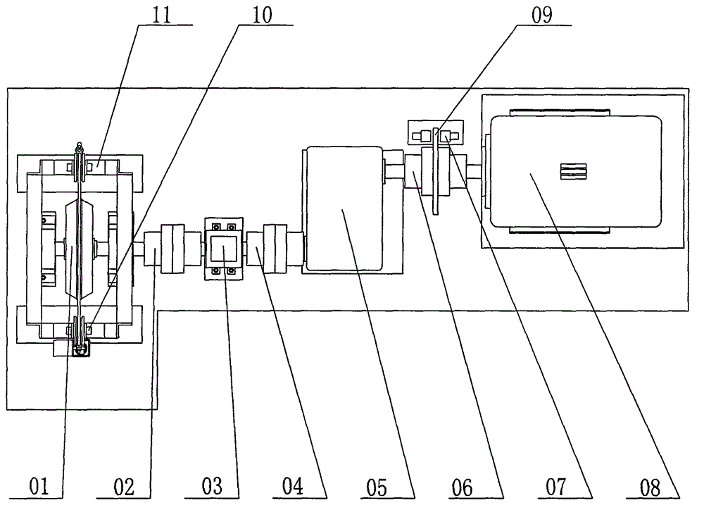 Twisted-type hoister steel wire rope interlayer friction detection device and method