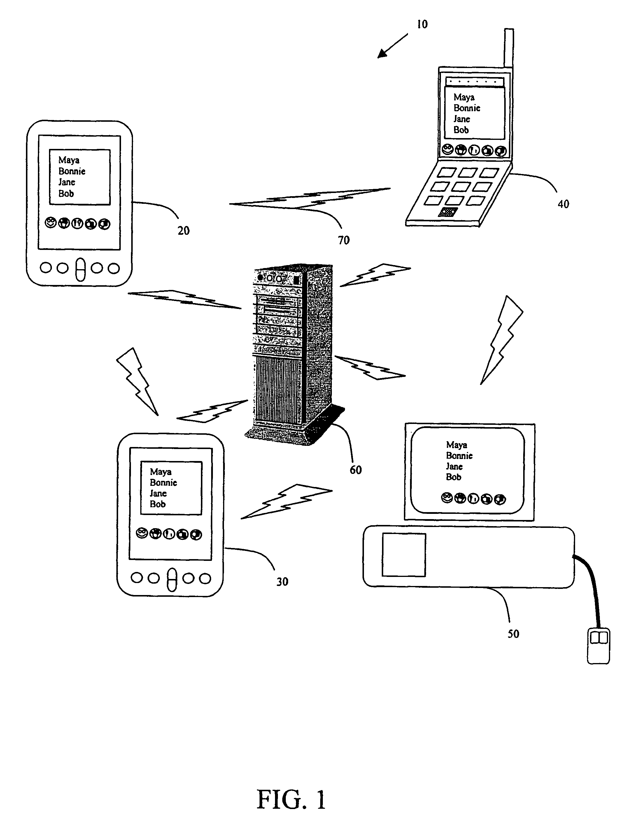 System, method and apparatus for communicating via sound messages and personal sound identifiers