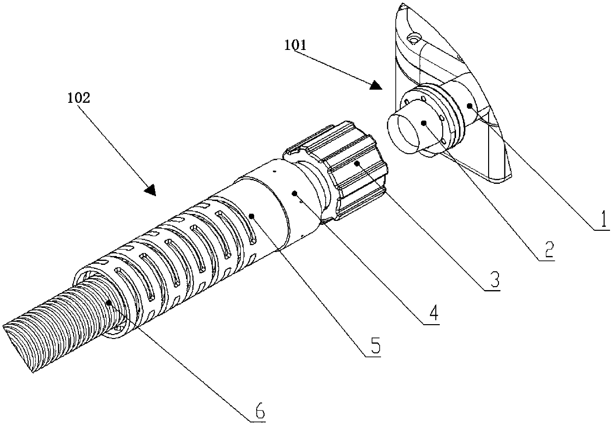 Outlet connecting mechanism of artificial blood pump and assembling method of outlet connecting mechanism