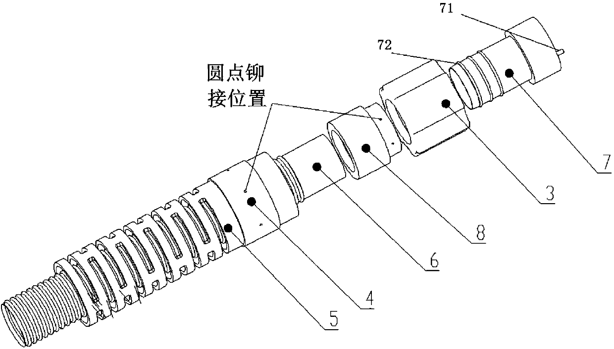 Outlet connecting mechanism of artificial blood pump and assembling method of outlet connecting mechanism