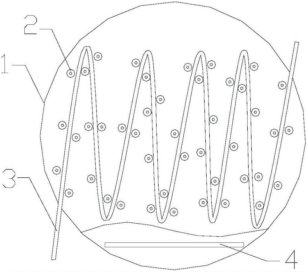 Disposable infusion set provided with constant temperature heater