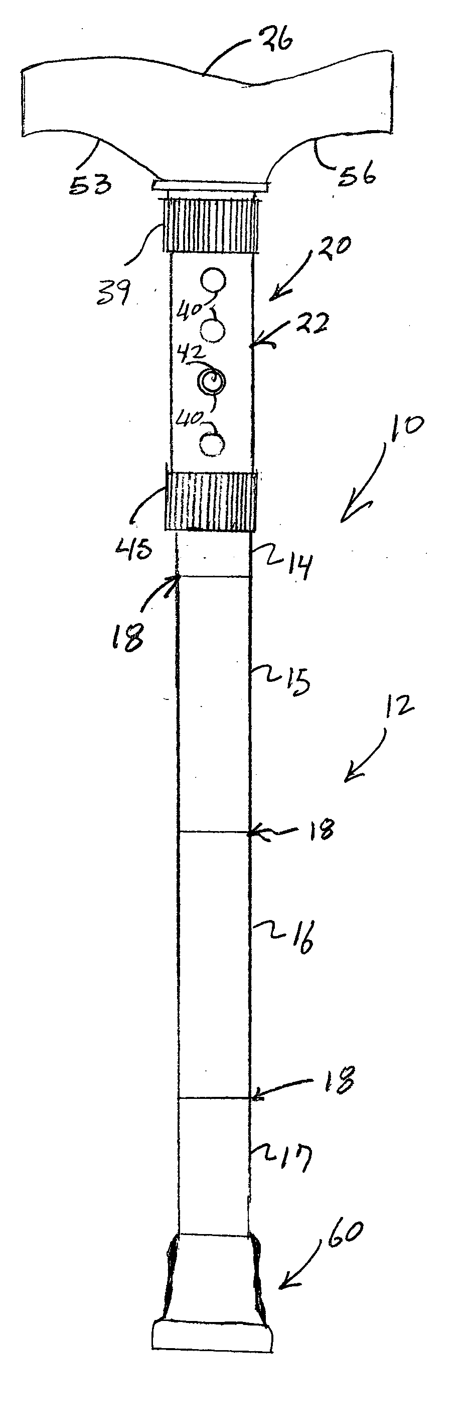 Walking cane assembly