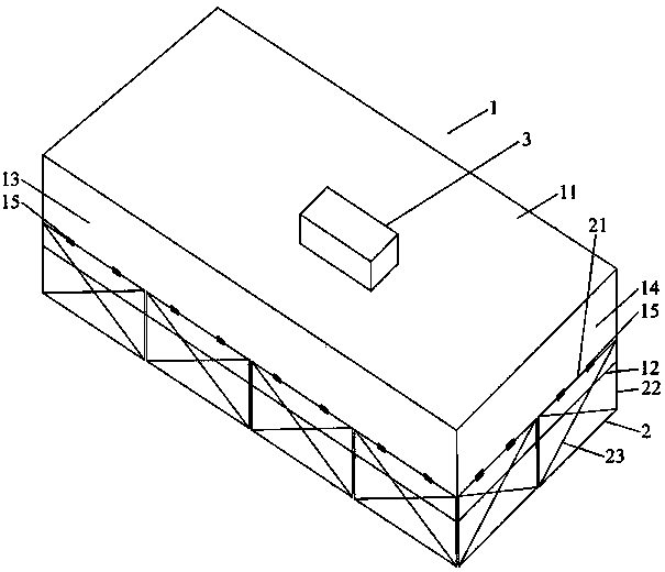 Lifting reinforcement prolongation control method for floating wave-resisting platform