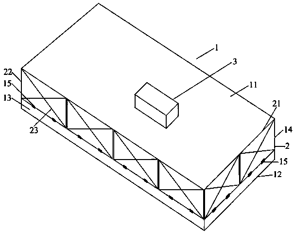 Lifting reinforcement prolongation control method for floating wave-resisting platform