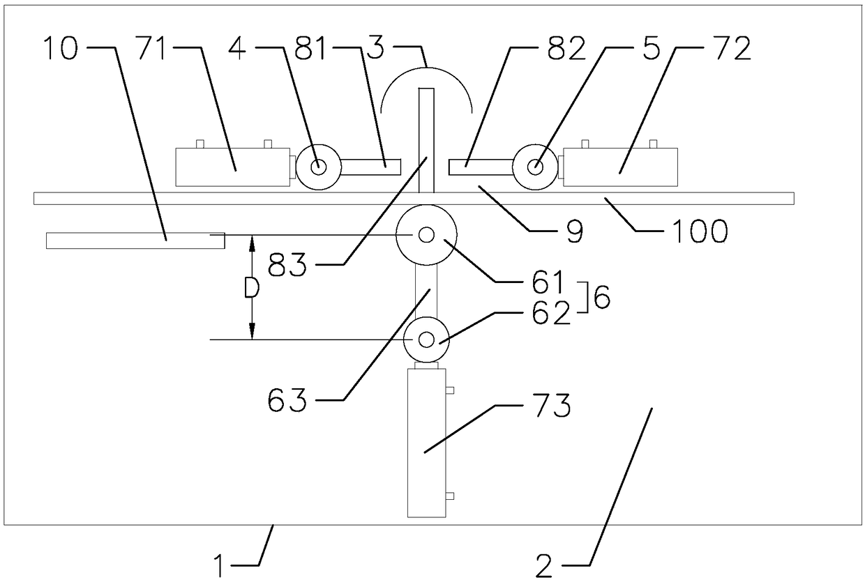 Cable bending machine with high working efficiency