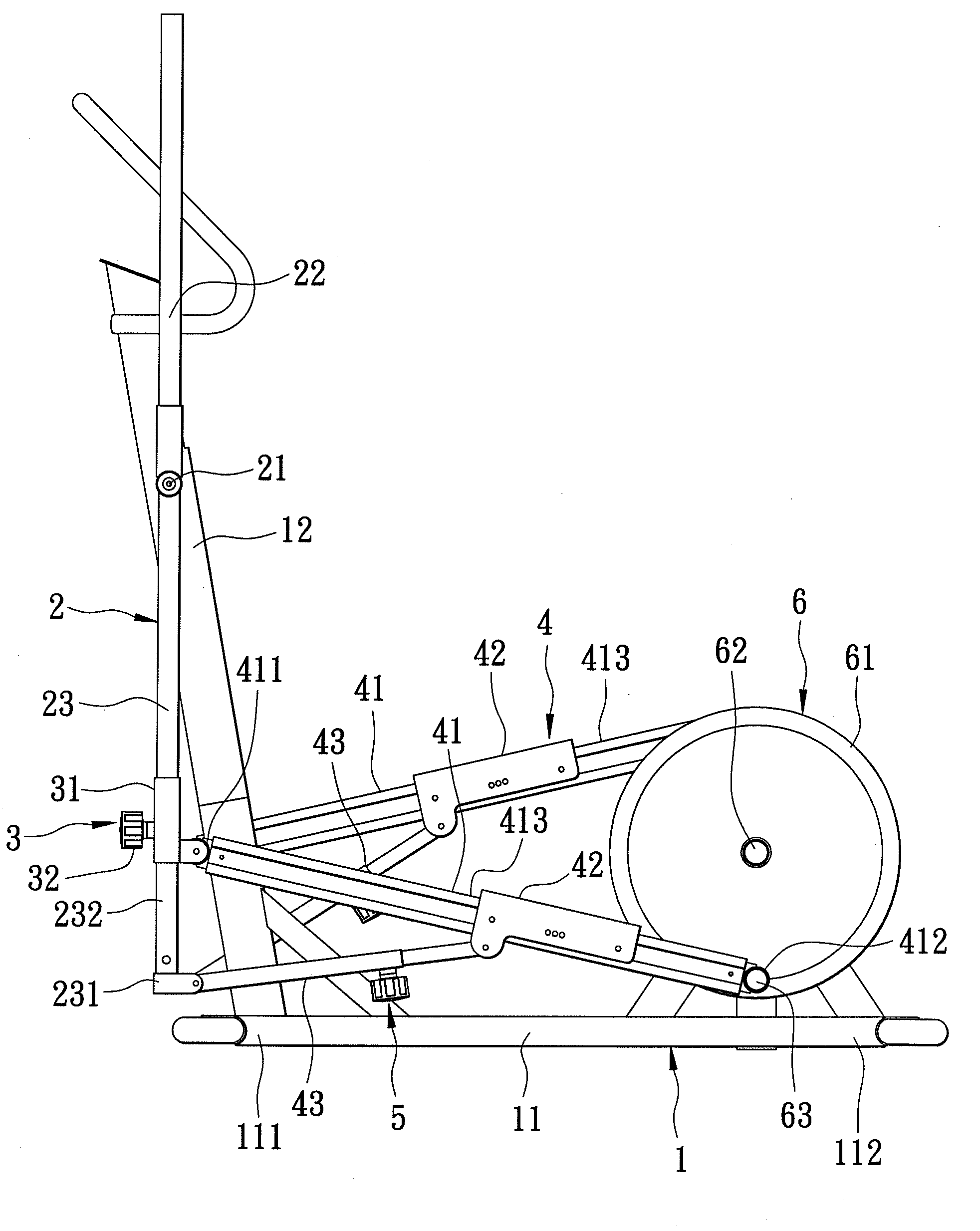 Elliptical exercise apparatus