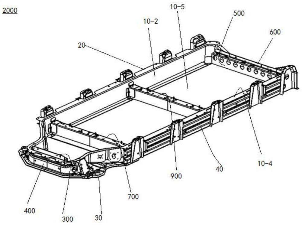 Battery case for vehicle, assembling method of battery case and vehicle