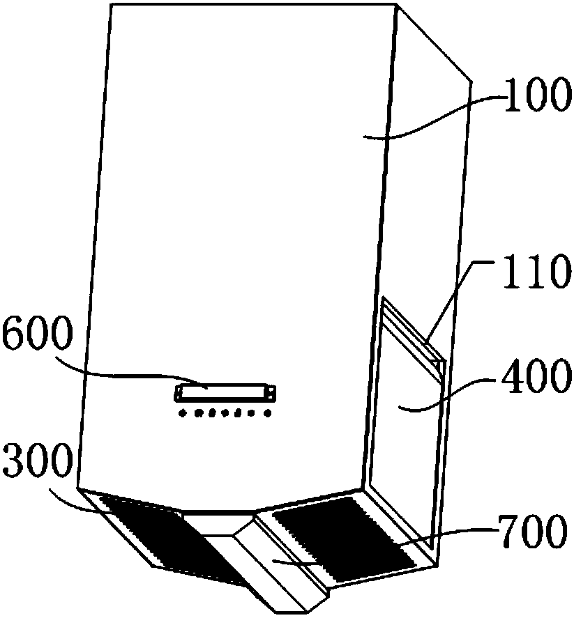 Range hood with multi-smoke vent and top suction type range hood