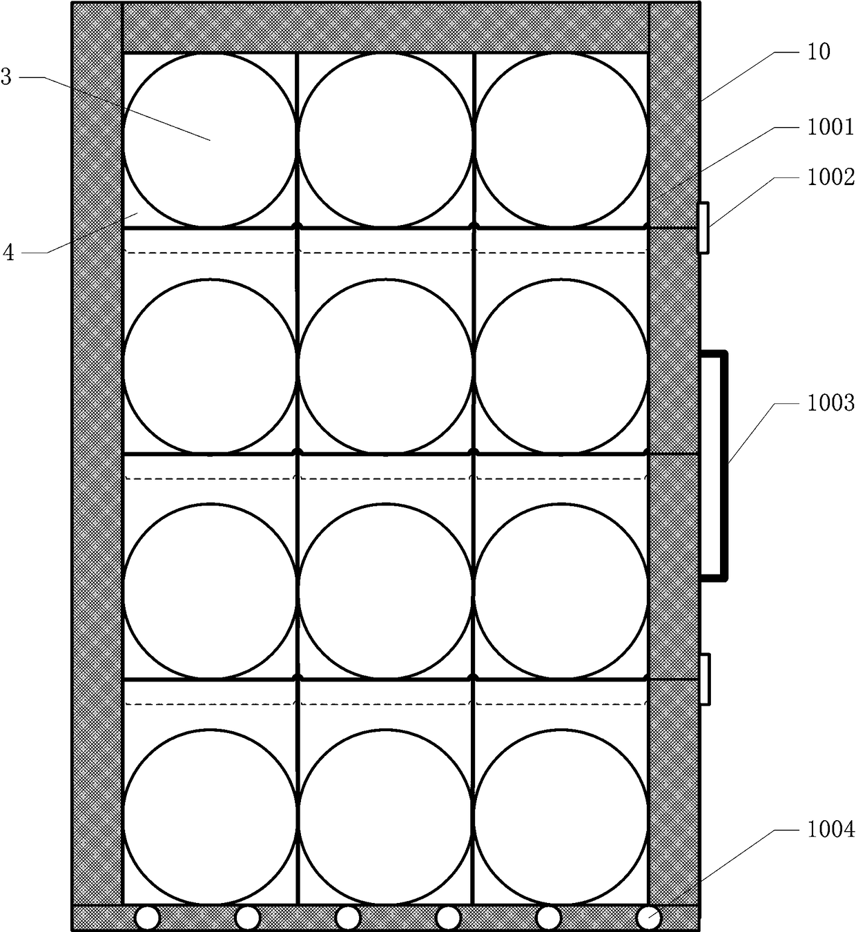 Drawer-type bilateral electromagnetic heat-generating system